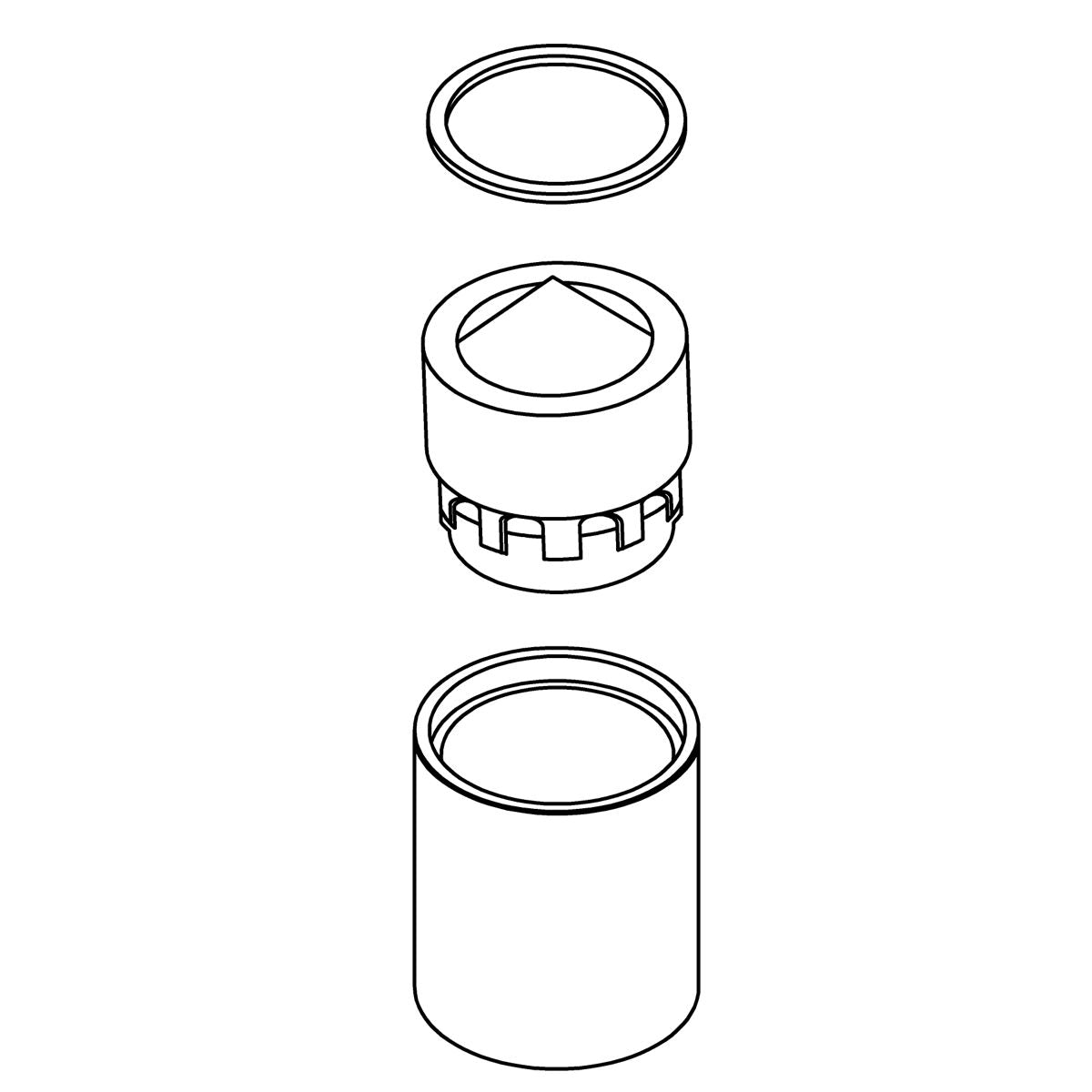 KOHLER 1.2 GPM Aerator Kit - Vibrant Polished Nickel, K-1106716-SN