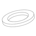 KOHLER Washer .705 Od X .047 Thk, K-1108035