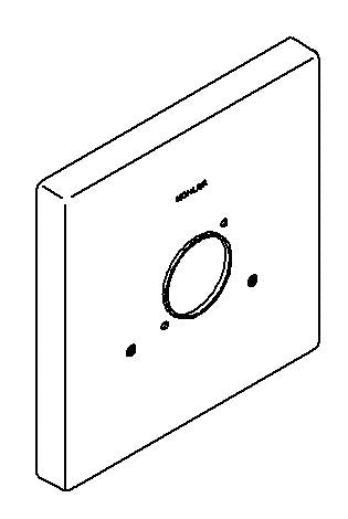 KOHLER Escutcheon - Vibrant Brushed Nickel, K-1109254-BN