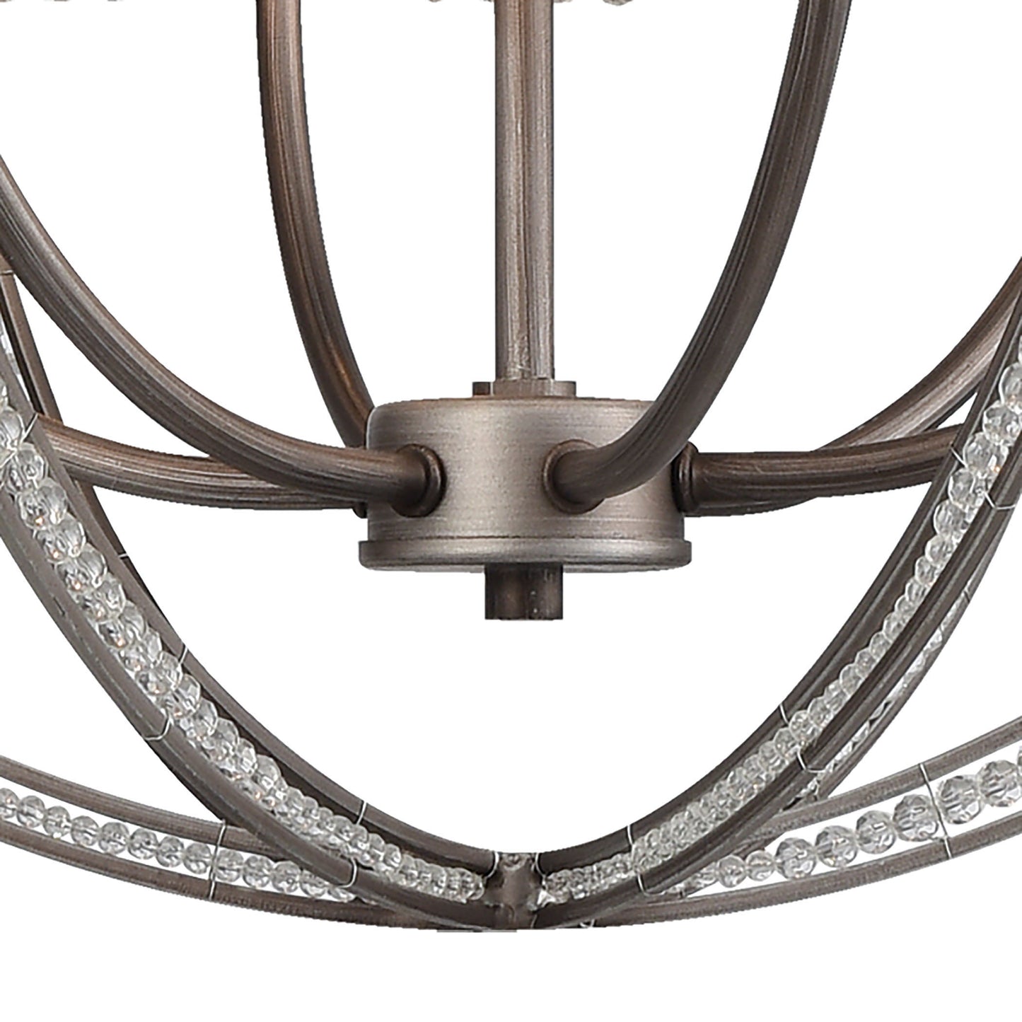 ELK SHOWROOM 11094/6 Bradington 23'' Wide 6-Light Chandelier - Weathered Zinc