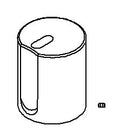 KOHLER Cover Kit 1.28 Gpf - Polished Chrome, K-1110343-CP