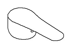 KOHLER Lever - Brushed Chrome, K-1110391-A-G