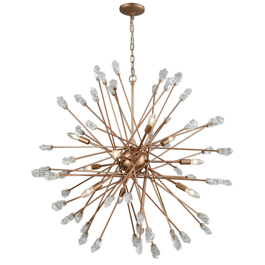 ELK SHOWROOM 11114/9 Serendipity 38'' Wide 9-Light Chandelier - Matte Gold