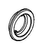 KOHLER Escutcheon, Top Drain - Vibrant Moderne Polished Gold, K-1112401-PGD