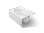 KOHLER K-1113-RA-0 Windward 60" X 42" Alcove Bath, Right Drain - White