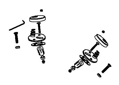 KOHLER Hinge Assembly - Polished Chrome, K-1113826-CP