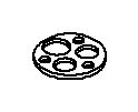 KOHLER Rubber Gasket, K-1114086