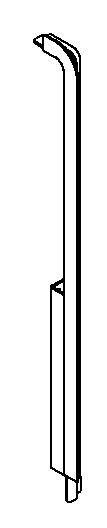 KOHLER Guide Track Trim Assembly, Left - White, K-1114091-B-0