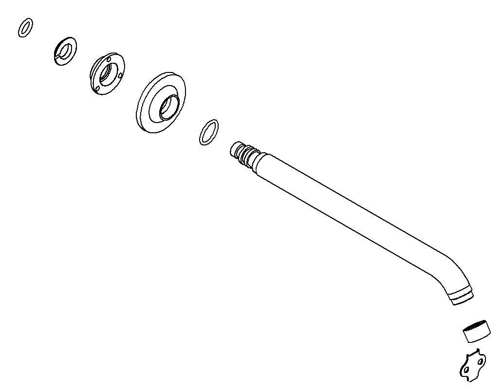 KOHLER Spout Assembly - Polished Chrome, K-1114098-CP