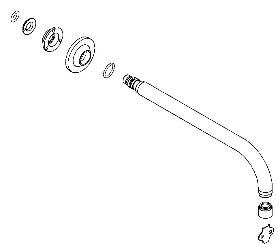 KOHLER Spout Assembly - Polished Chrome, K-1114101-CP