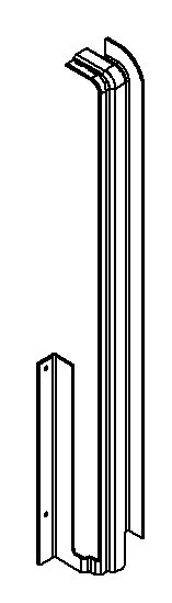 KOHLER Guide Track Trim Assembly, Right - Biscuit, K-1114240-A-96