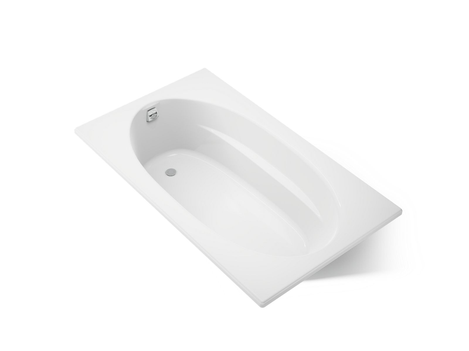 KOHLER K-1115-0 Windward 72" X 42" Drop-In Bath - White