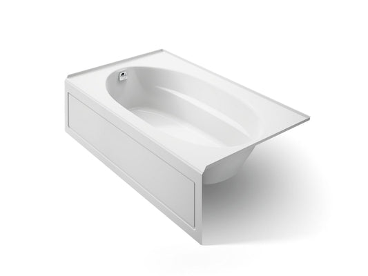 KOHLER K-1115-LA-0 Windward 72" x 42" alcove bath, left drain - White