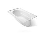 KOHLER K-1115-R-0 Windward 72" X 42" Alcove Bath, Right Drain - White