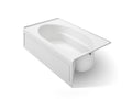 KOHLER K-1115-RA-0 Windward 72" X 42" Alcove Bath, Right Drain - White