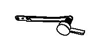 KOHLER Rh Trip Lever Kit - Polished Chrome, K-1116014-CP