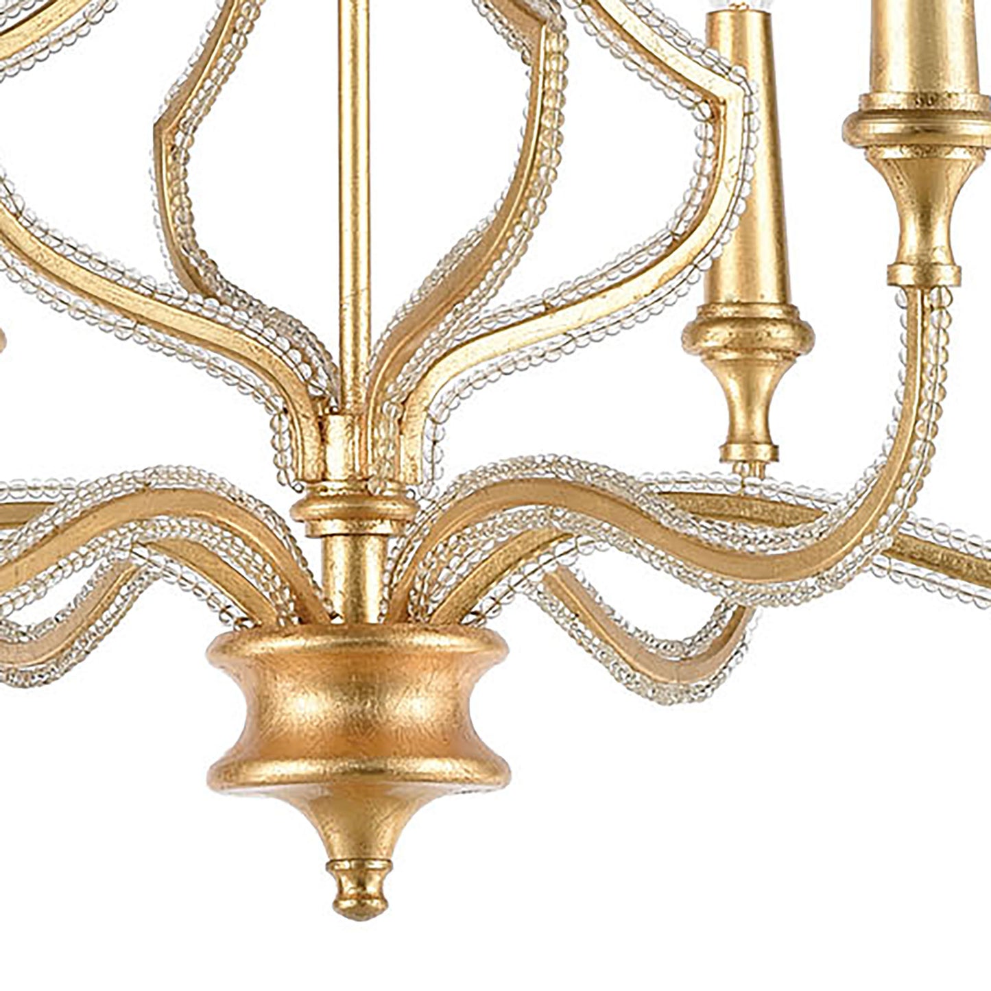 ELK SHOWROOM 11176/6 La Rochelle 26'' Wide 6-Light Chandelier - Parisian Gold Leaf