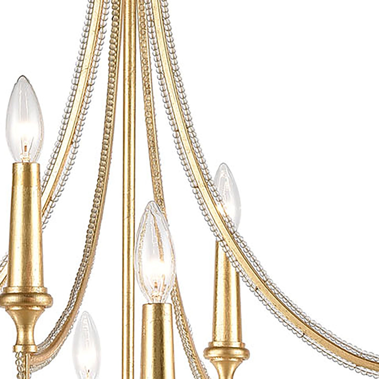 ELK SHOWROOM 11178/12 La Rochelle 38'' Wide 12-Light Chandelier - Parisian Gold Leaf