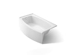 KOHLER K-1118-LA-0 Expanse 60" X 30" Alcove Bath, Left Drain - White