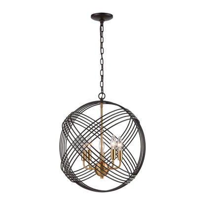 ELK SHOWROOM 11193/5 Concentric 19'' Wide 5-Light Chandelier - Oil Rubbed Bronze