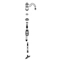 KOHLER KITCHEN WITH DIVERTER SPOUT KIT - Polished Chrome, K-1119367-CP