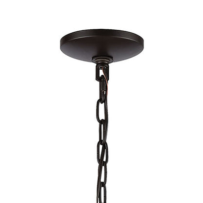 ELK SHOWROOM 11194/7 Concentric 26'' Wide 7-Light Chandelier - Oil Rubbed Bronze