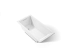 KOHLER K-1121-0 Underscore 60" X 30" Drop-In Bath - White