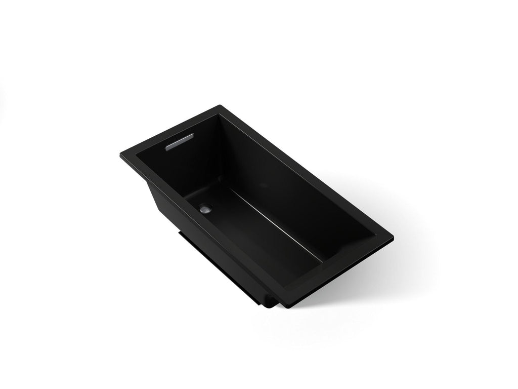KOHLER K-1121-7 Underscore 60" X 30" Drop-In Bath - Black Black