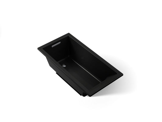 KOHLER K-1121-7 Underscore 60" x 30" drop-in bath - Black Black