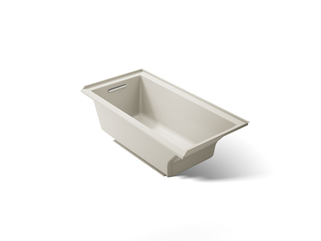 KOHLER K-1121-L-96 Underscore 60" X 30" Alcove Bath, Left Drain - Biscuit