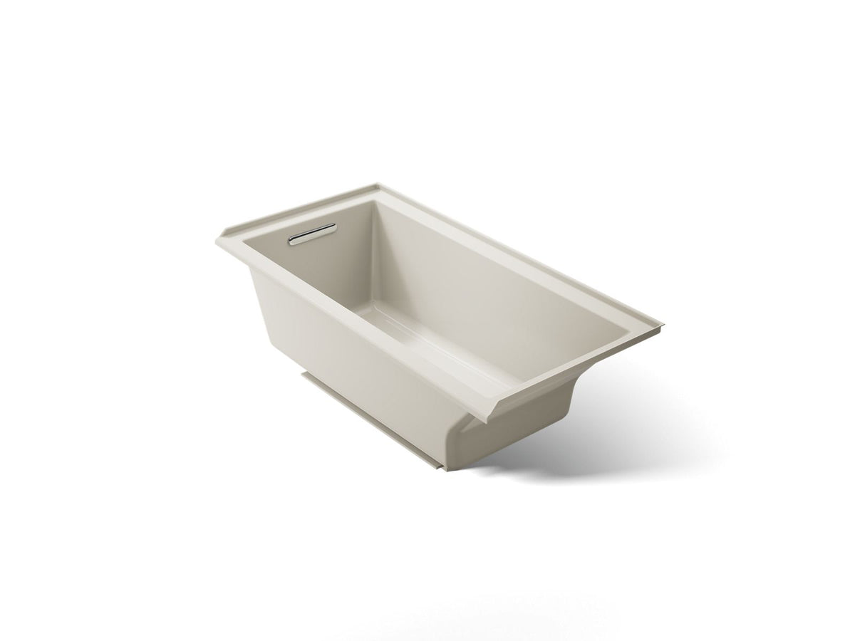 KOHLER K-1121-L-96 Underscore 60" X 30" Alcove Bath, Left Drain - Biscuit