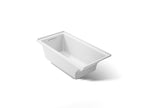 KOHLER K-1121-LW-0 Underscore 60" X 30" Alcove Bath With Bask Heated Surface, Left Drain - White