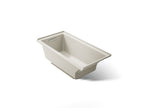 KOHLER K-1121-LW-96 Underscore 60" X 30" Alcove Bath With Bask Heated Surface, Left Drain - Biscuit