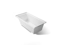 KOHLER K-1121-R-0 Underscore 60" X 30" Alcove Bath, Right Drain - White