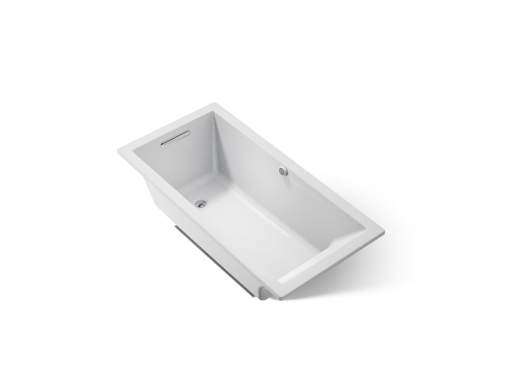 KOHLER K-1121-W1-95 Underscore 60" X 30" Drop-In Bath With Bask Heated Surface - Ice Grey