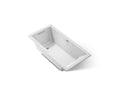 KOHLER K-1121-W1-95 Underscore 60" X 30" Drop-In Bath With Bask Heated Surface - Ice Grey