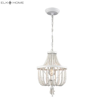 ELK SIGNATURE 1122-062 Virgin Queen 10'' Wide 1-Light Mini Pendant - White