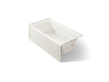 KOHLER K-1122-XGHRA-96 Archer 60" X 32" Alcove Heated Bubblemassage Air Bath And Whirlpool, Right Drain - Biscuit