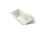 KOHLER K-1122-XHGH-96 Archer 60" X 32" Drop-In Heated Bubblemassage Air Bath And Whirlpool - Biscuit
