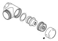 KOHLER Stop Valve, 3/4" - Polished Chrome, K-1122899-CP