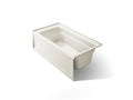 KOHLER K-1123-RA-96 Archer 60" X 32" Alcove Bath, Right Drain - Biscuit