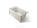 KOHLER K-1123-RAW-96 Archer 60" X 32" Alcove Bath With Bask Heated Surface, Right Drain - Biscuit