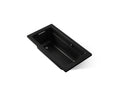 KOHLER K-1123-W1-7 Archer 60" X 32" Drop-In Bath With Bask Heated Surface - Black Black