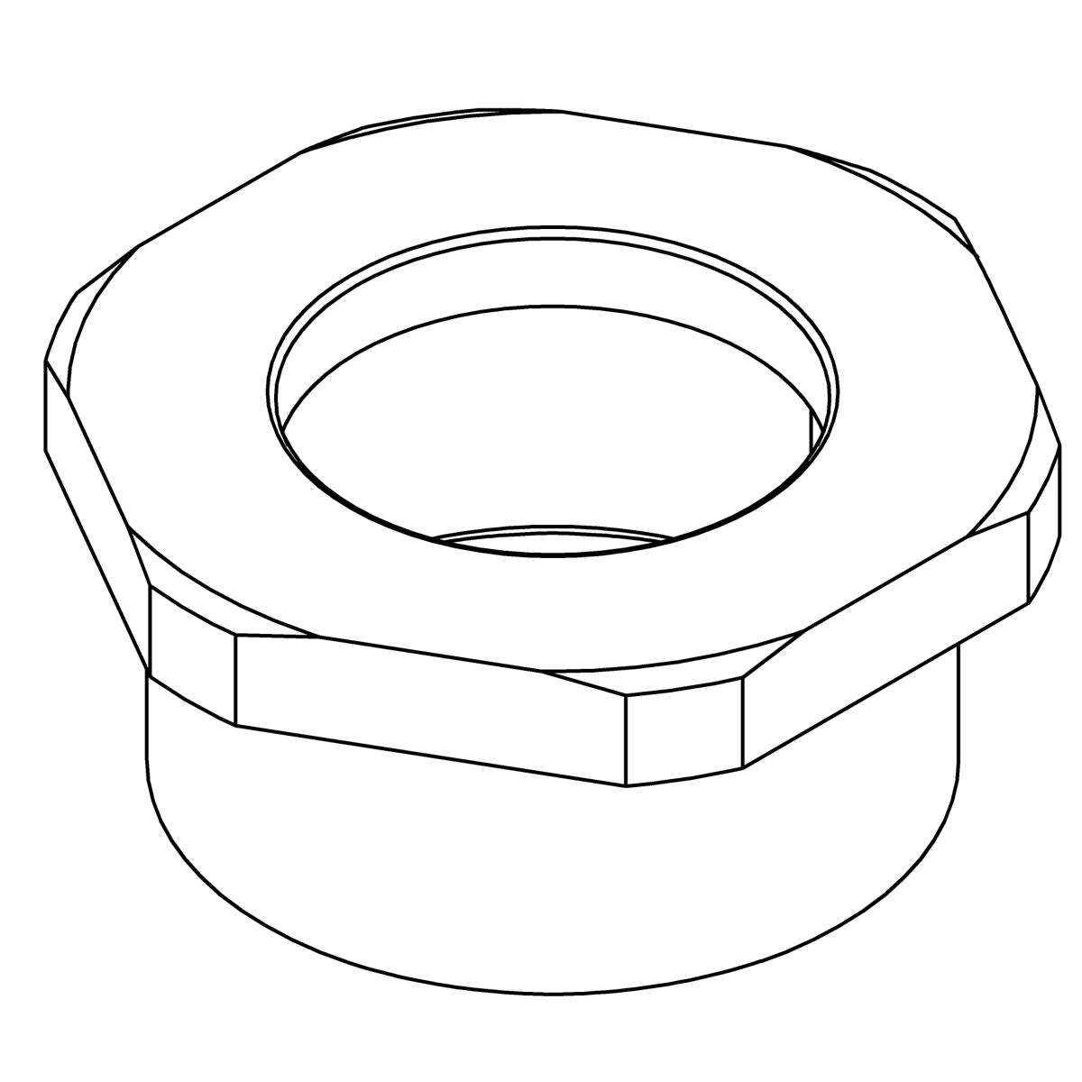 KOHLER Spud Coupling Nut - Polished Chrome, K-1123482-CP