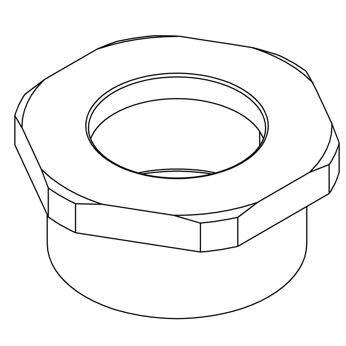 KOHLER Spud Coupling Nut - Polished Chrome, K-1123487-CP