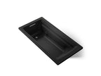 KOHLER K-1124-7 Archer 72" X 36" Drop-In Whirlpool Bath - Black Black