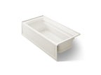 KOHLER K-1124-GHRA-96 Archer 72" X 36" Alcove Heated Bubblemassage Air Bath, Right Drain - Biscuit