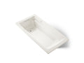 KOHLER K-1124-GHW-96 Archer 72" X 36" Drop-In Heated Bubblemassage Air Bath With Bask Heated Surface - Biscuit