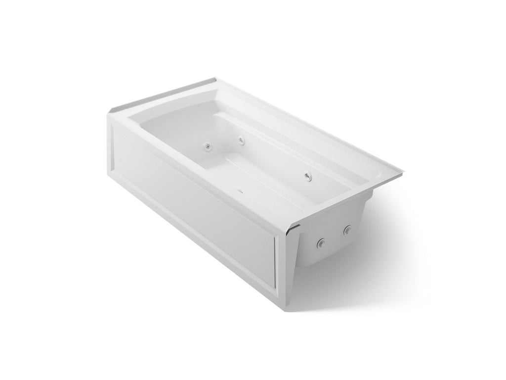 KOHLER K-1124-RA-95 Archer 72" X 36" Alcove Whirlpool Bath, Right Drain - Ice Grey
