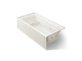 KOHLER K-1124-XGHRA-96 Archer 72" X 36" Alcove Heated Bubblemassage Air Bath And Whirlpool, Right Drain - Biscuit